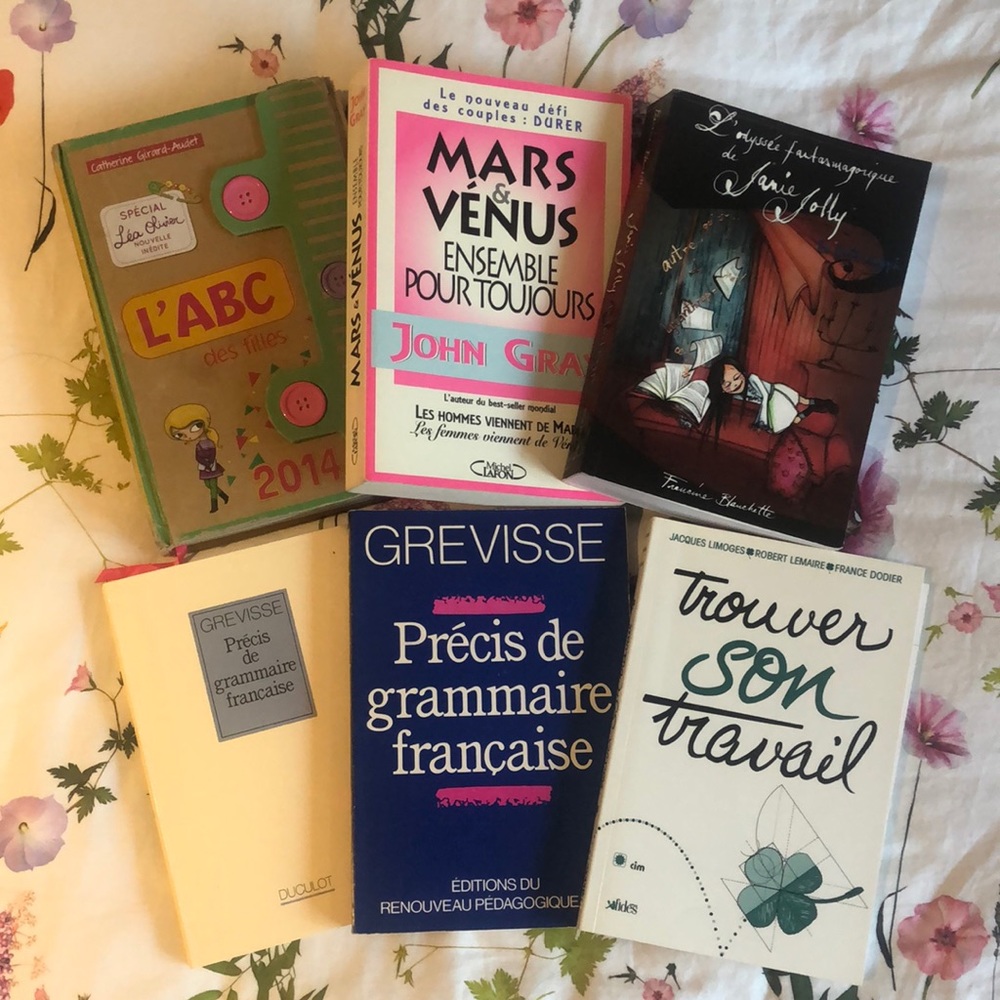 Set of 5 - Books (french)/Livres (français)